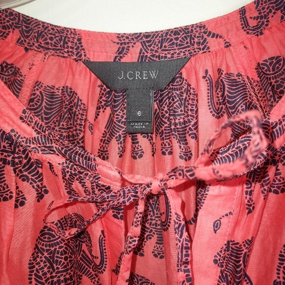 J.Crew Women's Elephant shirt. - Picture 3 of 5
